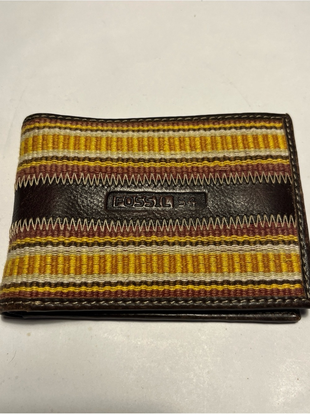 Large Fossil LOT Purse Wallet Floral Crossbody Shoulder Bag Boho Leather Canvas - Picture 6 of 16